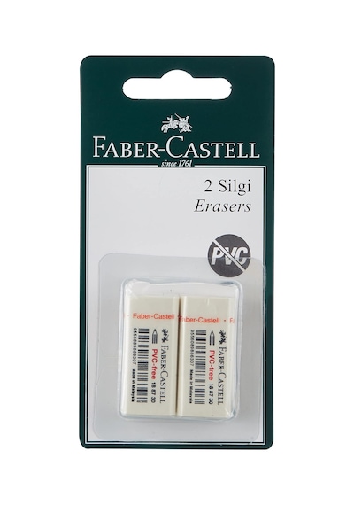 2 Plastik Silgi 7086/30 Beyaz