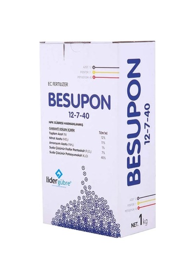 Besupon 12-7-40 Harmanlanmış Npk Granül Gübre 1 Kg
