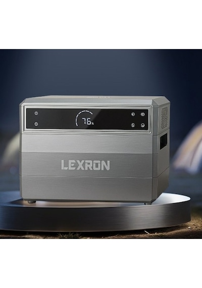 Lexron Ps-1200w Taşınabilir Güç İstasyonu 1152wh Lityum Batarya Tam Sinüs Dalga Ac+dc+usb+pd+kablosuz Şarj