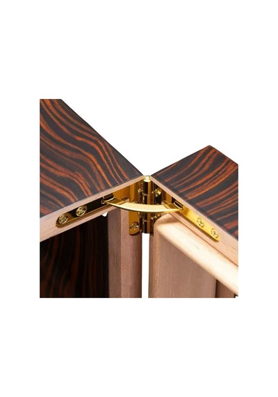 Premiumquality Arica 3 Çekmeceli Kahverengi Sedir Humidor Puro Kutusu - Tr9645