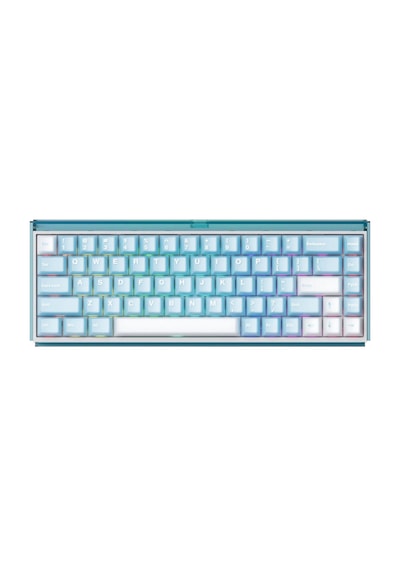 Akko Ray68 He Blue White %65 Astroaim Magnetic Switch 8k Hz Hall Effect Hotswap Argb Kablosuz İngilizce Mekanik Gaming Klavye