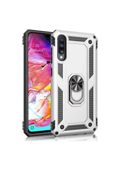 Huawei P Smart Pro 2019 Kılıf Zore Vega Kapak Gri