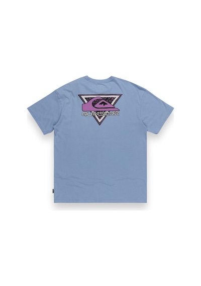 Quiksilver Eqyzt07654 Take Us Back Logo Ss Açık Mavi Erkek T-shirt Açık Mavi