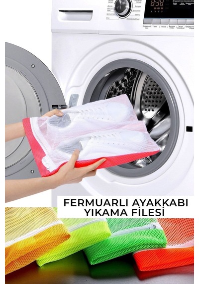 Fermuarlı Ayakkabı Yıkama Filesi Tr Çok Renkli Diğer