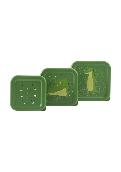 Trixie Unisex Çocuk Mr. Alligator 3lü Atıştırmalık Kabı 05-199 Yeşil