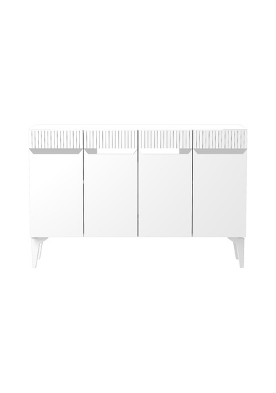 Ka1244bs Duma Konsol Beyaz-silver 120cm Beyaz - Sılver