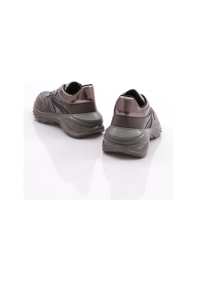 Dgn 740 Kadin Bağcikli Sneaker Ayakkabi 740-2239-R7512 Gri