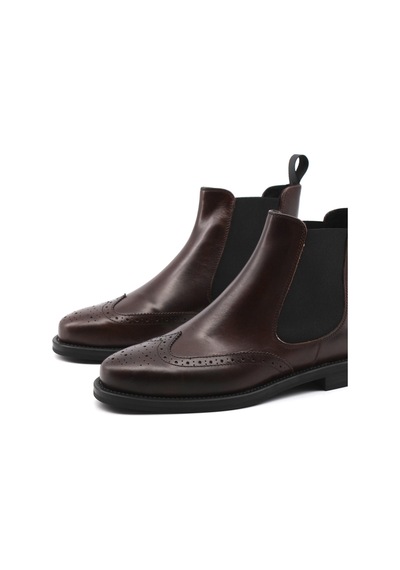Bot Kadın 98l9 Frau Seta Ankle Boot Caffe Kahve