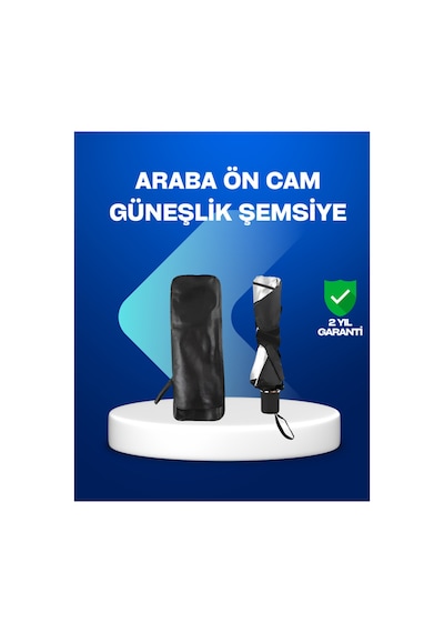 Yüksek Kaliteli Cam Elyaf İskeli Araba Şemsiyesi Tüm Araçlara Uygun