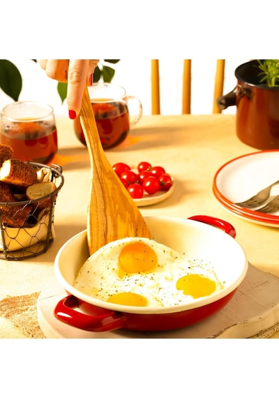 Ayrex El Yapımı Zeytin Ağacı Mutfak Seti 3 Parça Doğal Ahşap Kaşık Ve Spatula Seti 30 Cm Diğer