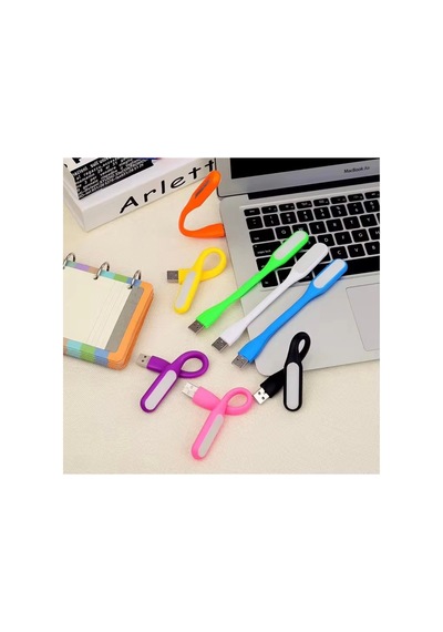 Usb Mini Led Lamba 4 Adet Paket Esnek Ve Taşınabilir Gece Lambası Çok Renkli