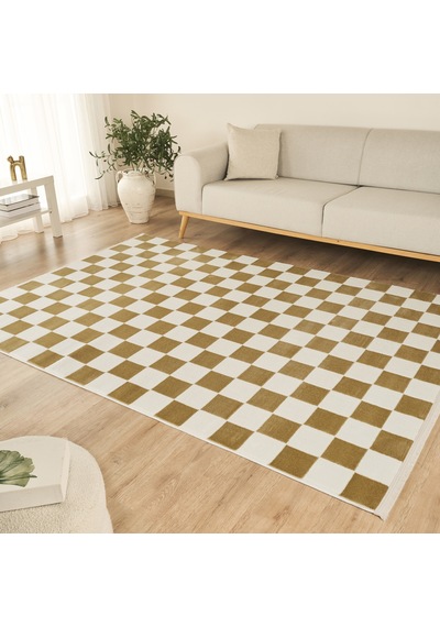 Kaşmir Halı 7/24 Sahara Softline Elen Gold 200x290 Cm Altın
