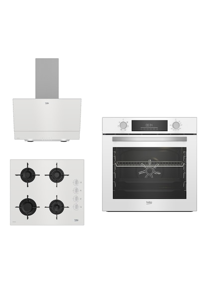 Beko BFC 330 B - BOCD T 6011 EB - BDE 6050 HB New White Star Ankastre Set
