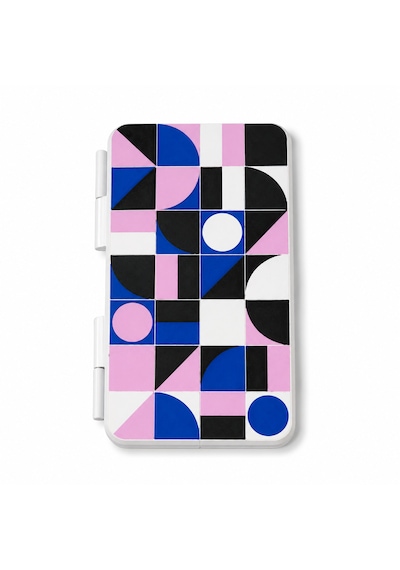Katlanabilir Tavla Seti 25x22 Cm Mor Mavi Seyahat Tavlası Zar Ve Pullar Dahil Taşınabilir Mini Tavla Oyunu