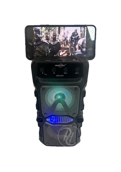 Karaoke Bluetooth Hoparlör Taşınabilir Kablosuz Usb Subwoofer Rgb Işık Fm Sd Mikrofonlu Ses Bombası