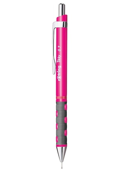 Rotring Tikky 0.7mm Mekanik Kurşun Kalem Neon Pembe Diğer