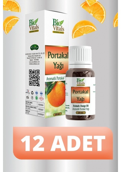 Portakal Yağı 12 Adet-box 20 Ml