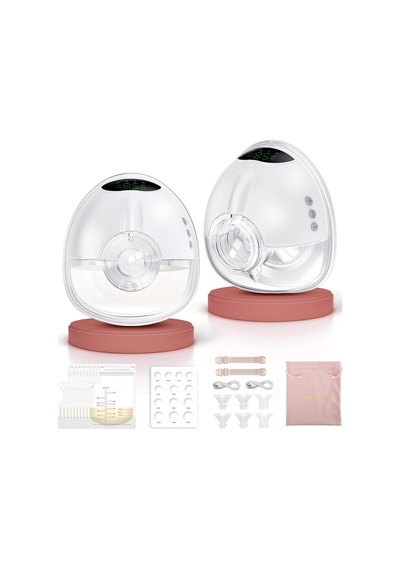 Lulia Store Çift Elektrikli Göğüs Pompası, Eller Serbest, 4 Mod, 9 Seviye, Bpa Içermez