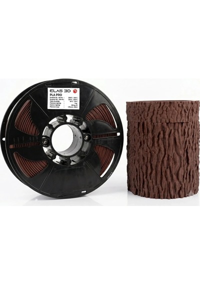 Elas 3d Koyu Kahverengi Pla Pro 1kg Filament