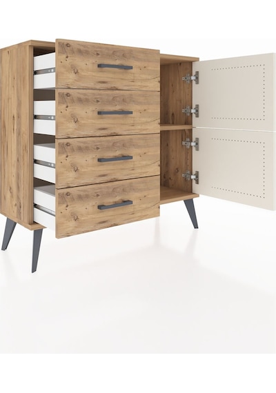 Arges Şifonyer Tek Raflı 4 Çekmeceli 2 Kapaklı 88x30x80 Çam-aytaşı/çam Aytaşı/çam Arges Şifonyer Tek Raflı 4 Çekmeceli 2 Kapaklı 88x30x80 Çam-aytaşı/çam Aytaşı/çam