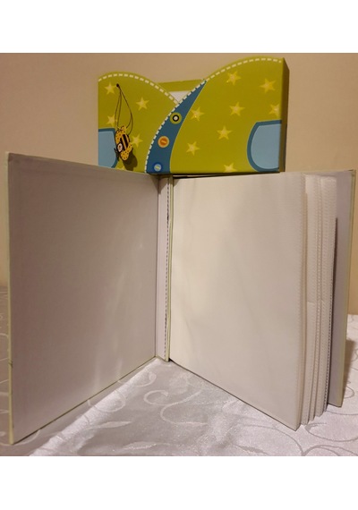 Cmf Kutulu Bebek Fotoğraf Resim Albümü 15x21 Cm 20'li + 10x15 Cm 60'lı Sarı