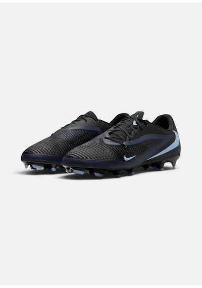 Nike Phantom 6 Low Academy Hj4564-003 Fg/mg Erkek Futbol Kramponu Siyah Çim Saha Suni Çim