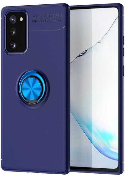 Samsung Uyumlu Galaxy Note 20 Kılıf Yüzüklü Magnetli Ravel Case