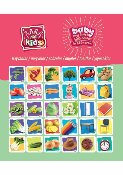 Art Kids Baby Ilk Eğitici Kartlarım