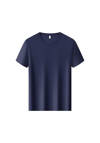 New Performance Premium Basic T-shirt 86.3% Nylon 13.7% Spandex Lacivert