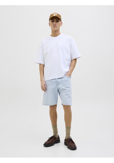 Jack & Jones Erkek Tony 210 Denim Sort - 12269533 - 1 Blue Denim
