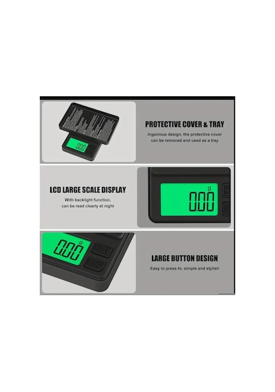 Shenzhen Yüksek Hassasiyetli Dijital Tartı, 0.01g Hassasiyetiı, Mini Elektronik Tartı, Lcd Ekranlı