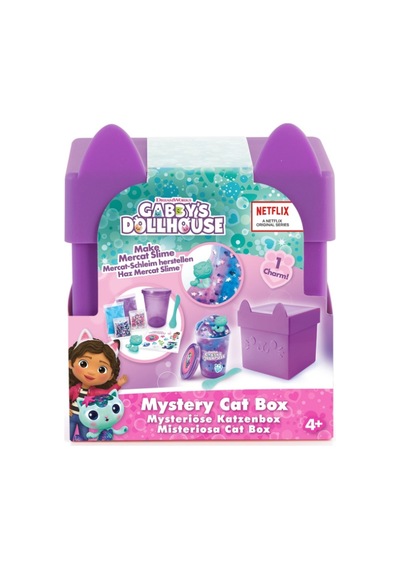 Gabby's Dollhouse Gizemli Mor Kutu Slime Seti