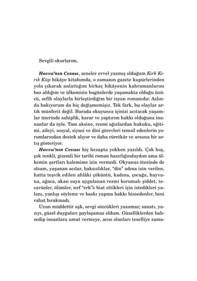 Nermin'den Havva'nın Cezası: Kayıp Ve İntihar Üzerine