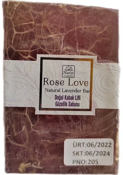 ROSE LOVE KABAK LİFLİ LAVANTA SABUNU
