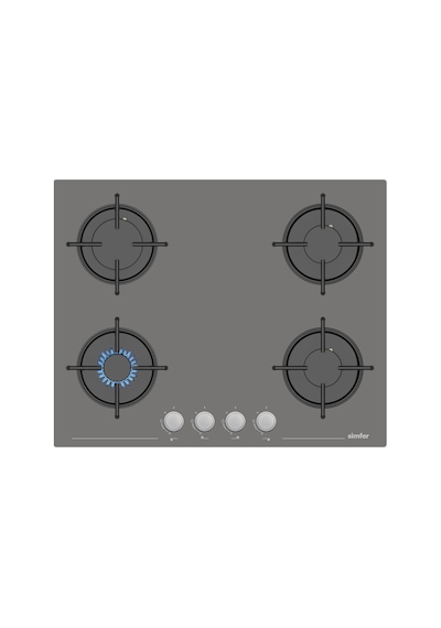 Simfer 0+10 Fonksiyon Steam Master 8246 Fırın + 3656 Ocak + 8740 Davlumbaz Buharlı Gri 3'lü Ankastre Set
