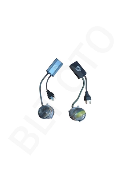 H4 Ultra Mercekli Led Xenon Sökülür Takılır Mercekli 24 Bin Lümen 120w