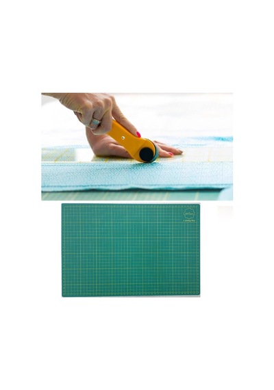 Kesim Matı - Kesme Matı - Kesim Tablası A5 22cm X 15cm Yeşil