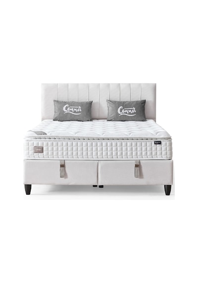 Zambak Çift Kişilik Sandıklı Baza Başlık 140 x 190 CM