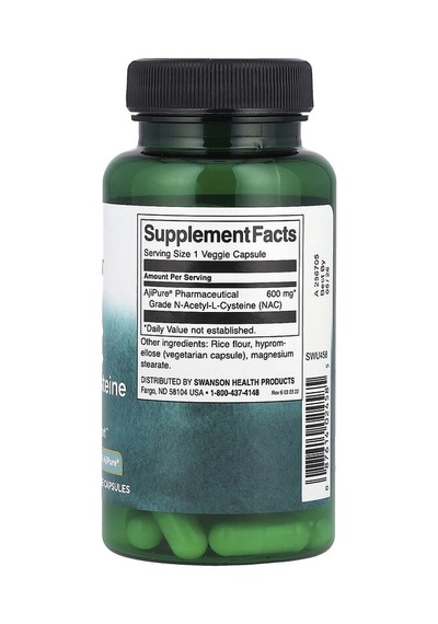 Swanson Vitamins, Na-c, 600 Mg, 60 Veggie Capsules