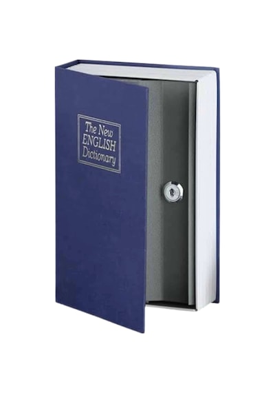 Kilitli Gizli Kasa Sözlük Kumbara Kitap Sözlük Görünümlü 18cm