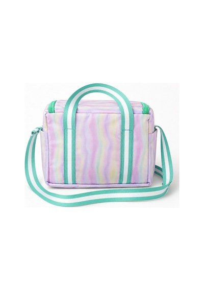 Çocuk Termal Okul Beslenme Çantası Şeffaf Cepli Peluş Aksesuarlı Omuz Askılı Lunch Bag Multi