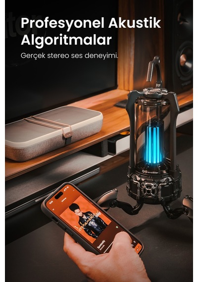 GravaStar Supernova Özel Seri Led Işıklı 25W Bluetooth Hoparlör