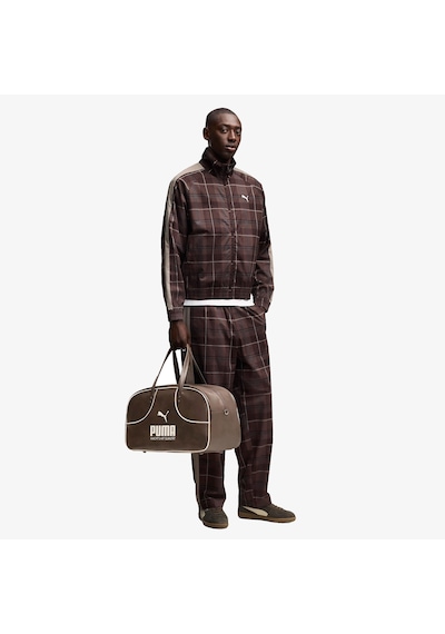 Puma T7 Relaxed Tartan Woven Erkek Kahverengi Ceket 636731