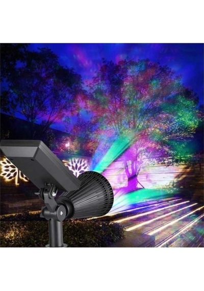 7W Güneş Enerjili Kazıklı Çim Armatür Rgb
