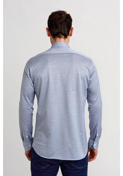 Bisse Platinium Regular Fit Mavi Erkek Gömlek Pltg017 D39 Lacivert