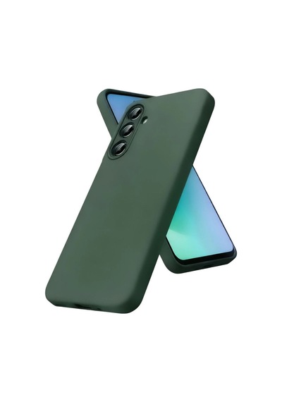 Samsung Galaxy Uyumlu, A37 5g First Silikon - Koyu Yeşil