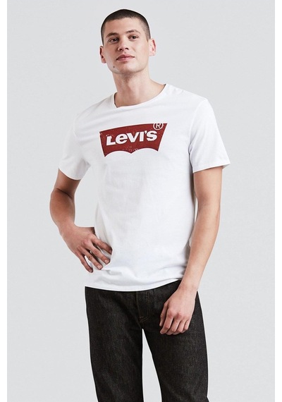 Levi's Erkek Graphıc Setın Neck Beyaz T-shirt - 17783-0315 Beyaz