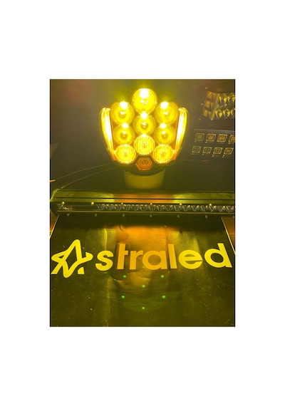7 Inch Sarı Baja Style Led Çalışma Sis Lambası Offroad Sürüş Lambası