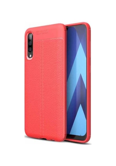 Galaxy A50 Kılıf Zore Niss Deri Desenli Silikon Kılıf
