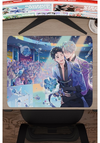 Yuri On Ice Anime V2 - 48x40 Xl Gaming Kauçuk Kaymaz Taban Mouse Pad Fare Altlığı